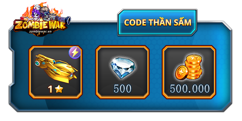 Tặng 300 giftcode Zombie War