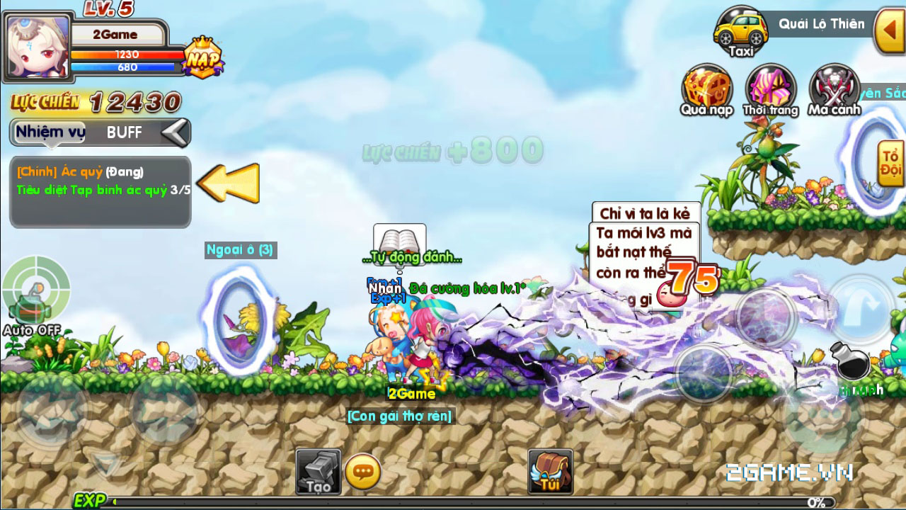 Luyện Rồng mobile tái hiện ký ức về MapleStory rất tốt